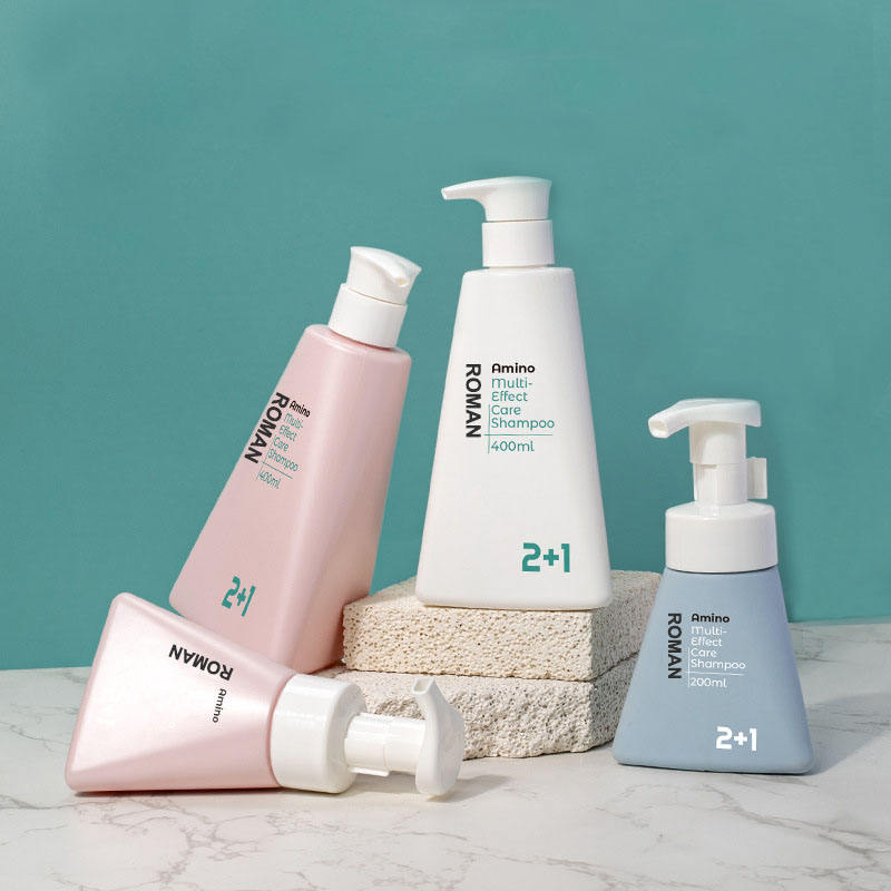 Tam Giác 200Ml 400Ml Sữa Rửa Mặt PET Tạo Bọt Mousse Bơm Chai Nhựa Xốp Bình Đựng Xà Phòng Lỏng