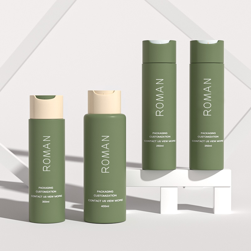 100ml 200ml 250ml 500ml Bao bì mỹ phẩm Bóp nhựa Dầu gội cho thú cưng Chai Lotion có nắp đĩa