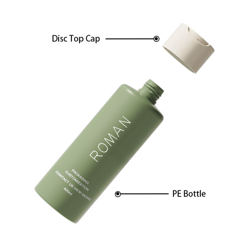 100ml 200ml 250ml 500ml Cosmetic Packaging Squeeze Plastic Pet Shampoo Bottle Lotion Bottle With Disc Cap