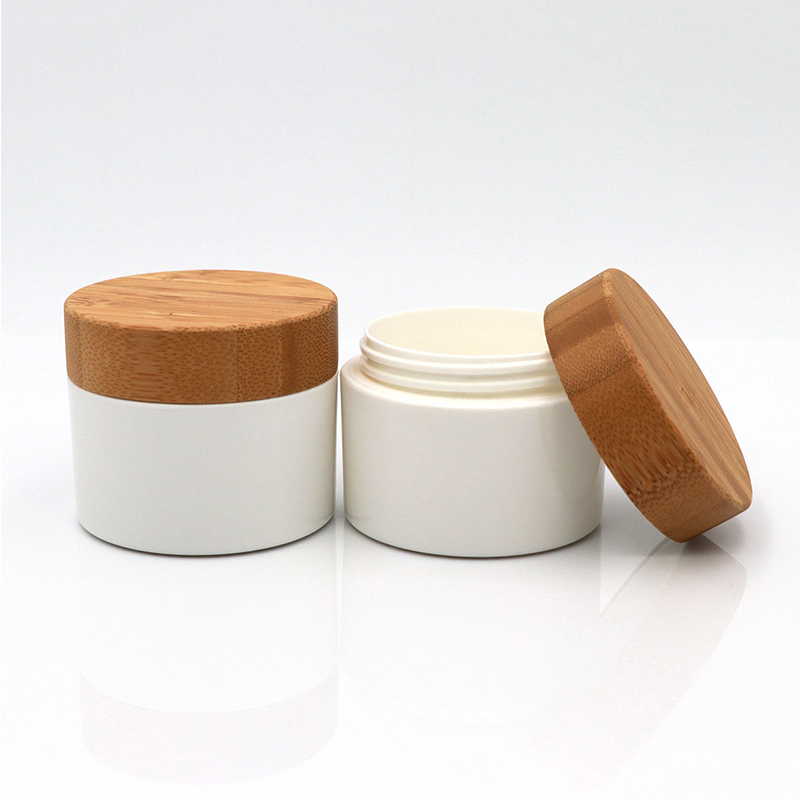 50g 100g 200g 250g Frosted Plastic PP Body Butter Cosmetic Balm Face Cream Jar With Print Bamboo Lid 50g 100g 200g 250g Frosted Plastic PP Body Butter Cosmetic Balm Face Cream Jar With Print Bamboo Lid
