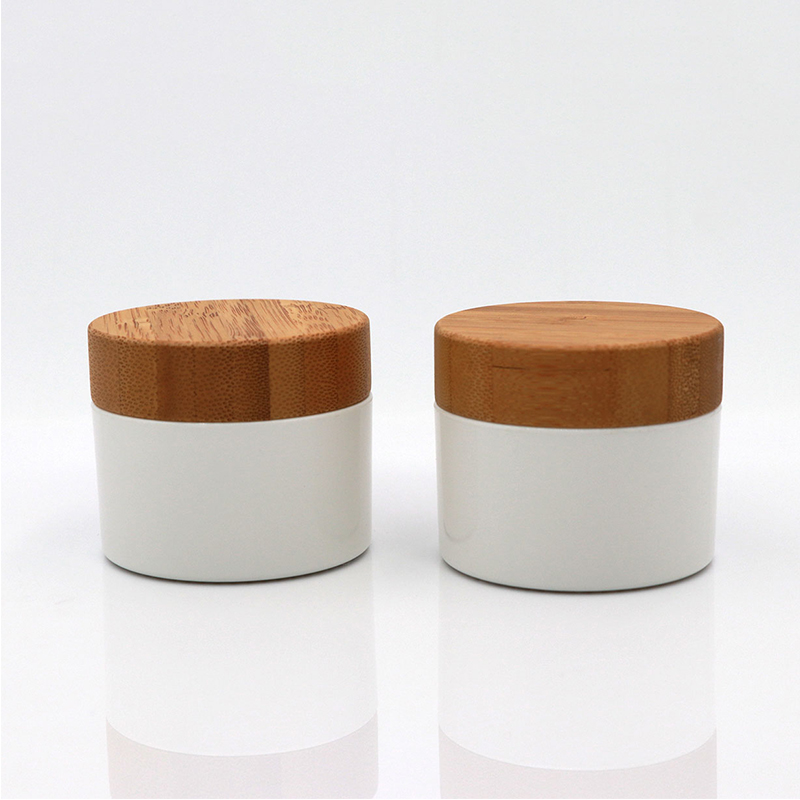 50g 100g 200g 250g Frosted Plastic PP Body Butter Cosmetic Balm Face Cream Jar With Print Bamboo Lid 50g 100g 200g 250g Frosted Plastic PP Body Butter Cosmetic Balm Face Cream Jar With Print Bamboo Lid