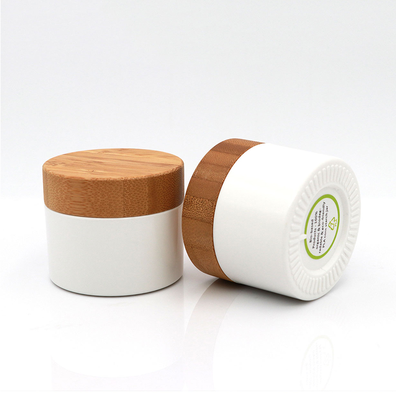50g 100g 200g 250g Frosted Plastic PP Body Butter Cosmetic Balm Face Cream Jar With Print Bamboo Lid 50g 100g 200g 250g Frosted Plastic PP Body Butter Cosmetic Balm Face Cream Jar With Print Bamboo Lid