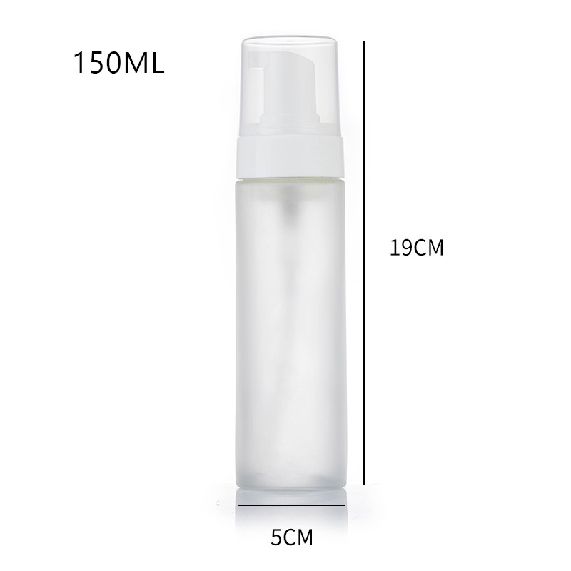 Chai bơm bọt thủy tinh rỗng Chai xà phòng rửa tay tạo bọt rõ ràng Chai bơm bọt thủy tinh rỗng Chai xà phòng rửa tay tạo bọt rõ ràng