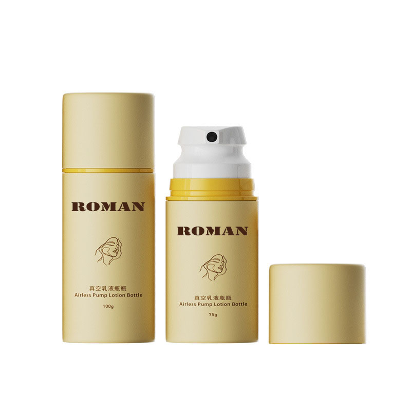 30Ml 50Ml 80Ml 100Ml Dễ Thương Cho Bé Màu Trắng Vàng Chai Bơm Nhựa Airless Lotion Bơm Chai dành cho Bé Mặt Gel Tóc