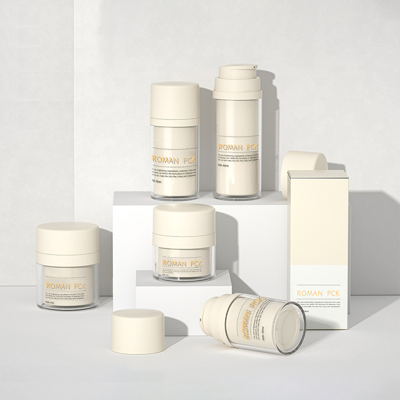 Chai không có không khí 30ml 50ml 50ml 100ml Chai không có không khí Acrylic Chăm sóc da Chai bơm không có không khí dùng cho mỹ phẩm Kem chống nắng Kem nền chăm sóc da Kem dưỡng da