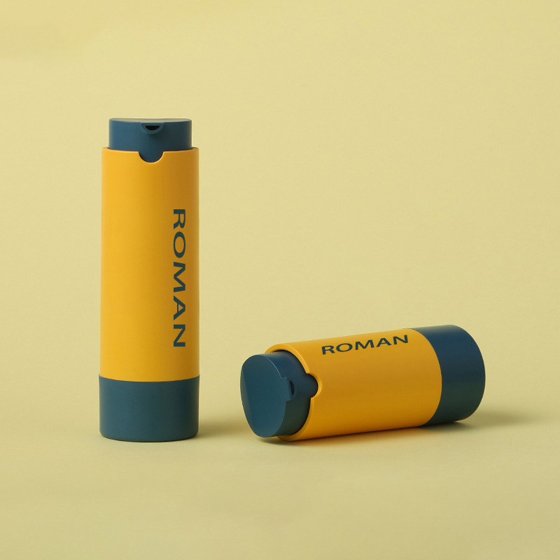 Hộp đựng serum mỹ phẩm bằng nhựa tròn Chăm sóc da Chai bơm không có không khí dùng cho kem dưỡng da hoặc xịt mặt 15ml 30ml 50ml Hộp đựng serum mỹ phẩm bằng nhựa tròn Chăm sóc da Chai bơm không có không khí dùng cho kem dưỡng da hoặc xịt mặt 15ml 30ml 50ml