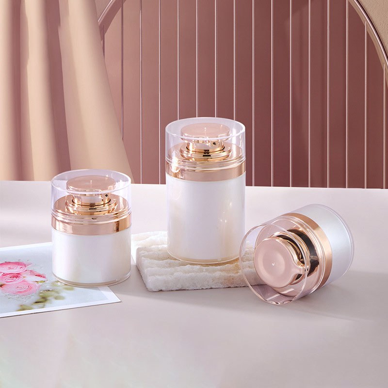 Vàng 15g 30g 50g 100g Kem chăm sóc cá nhân Bình không có không khí Máy bơm không có không khí có thể bơm lại