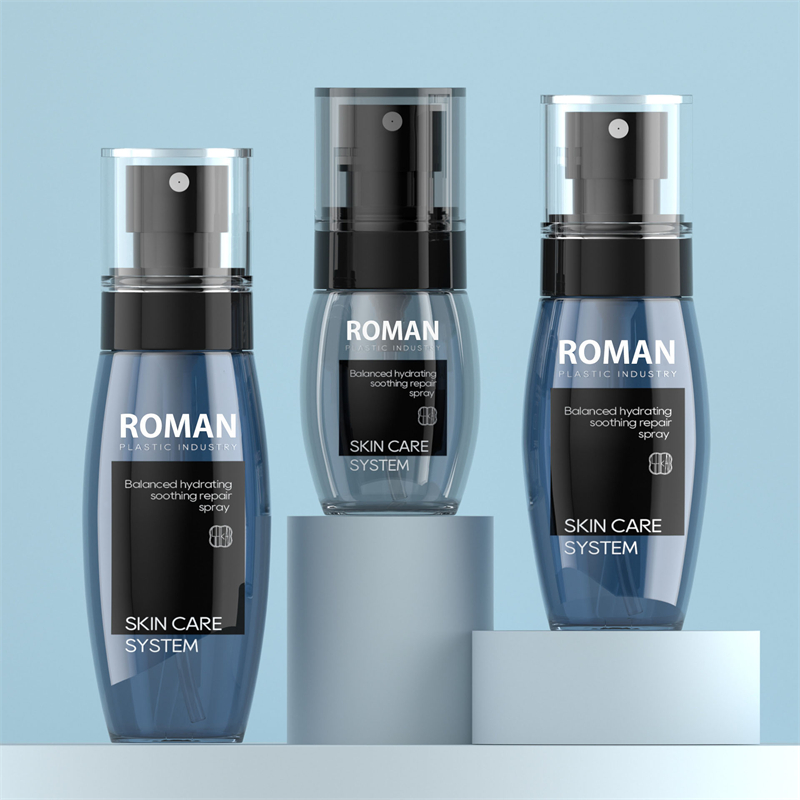 40Ml 60Ml 80Ml Đen Chống Nắng Xịt Sương Thân Xịt Nước Hoa Hộp Đựng Nhựa Tóc Bơm Chai