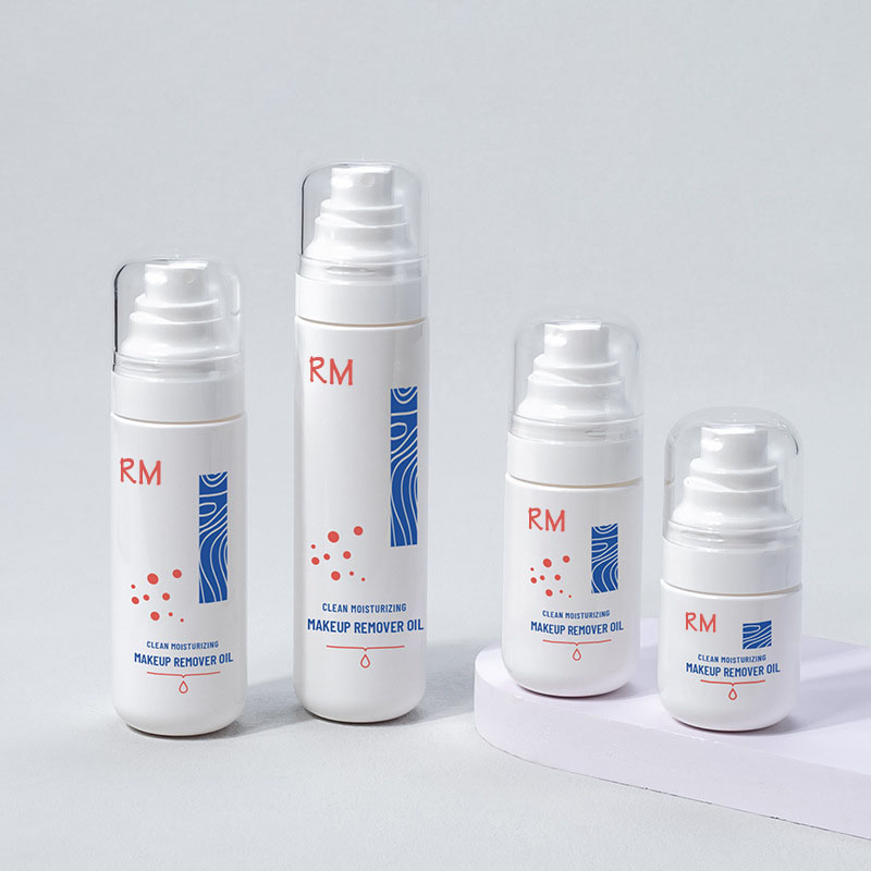 50ml 80ml 100ml Nhựa rỗng Dầu tẩy trang mỹ phẩm màu trắng PET Face Body Toner Chai xịt phun sương