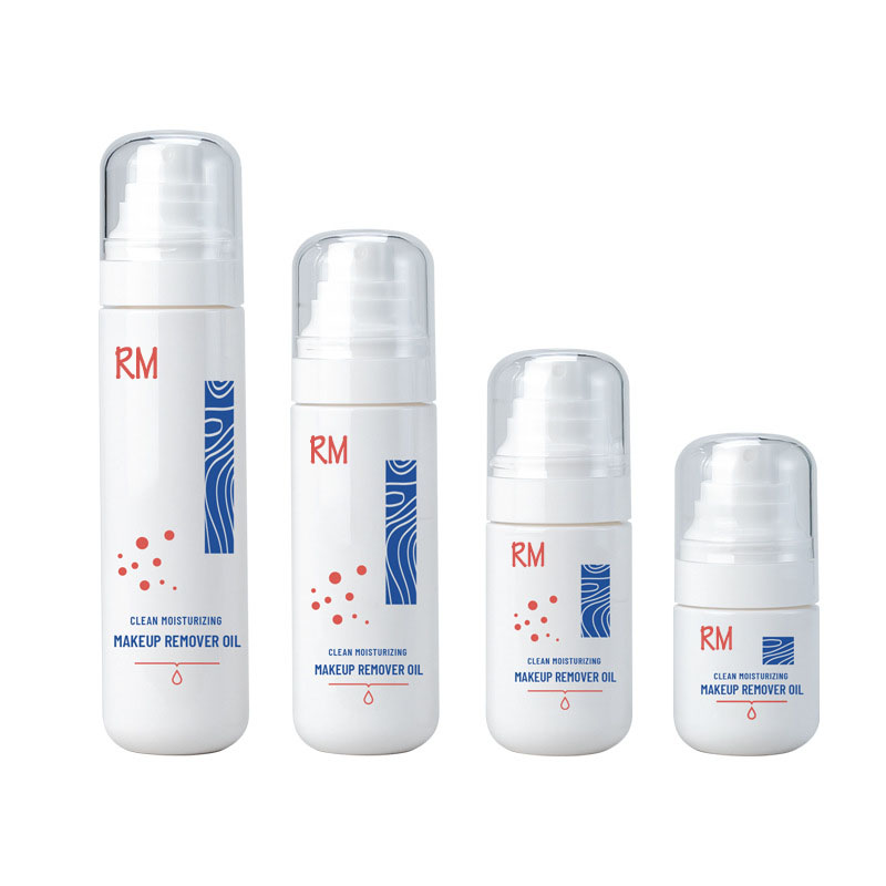 50ml 80ml 100ml Nhựa rỗng Dầu tẩy trang mỹ phẩm màu trắng PET Face Body Toner Chai xịt phun sương