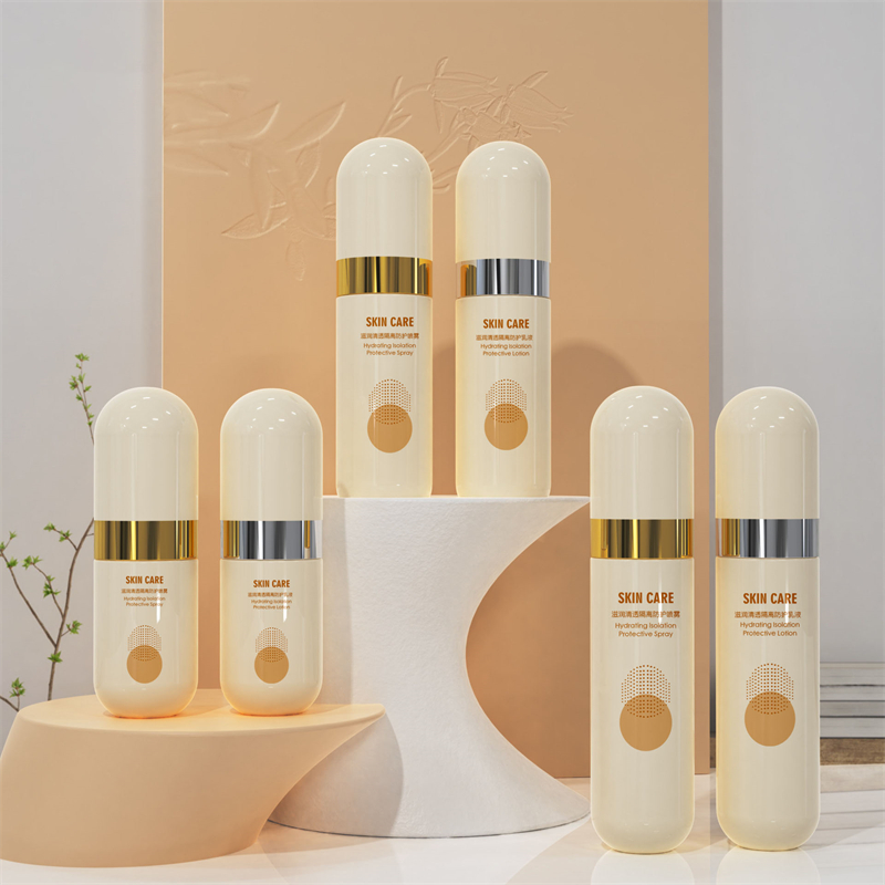 Empty Fine Mist Gold Silver Edge PET 40ml 60ml 80ml 100ml Chai xịt nhựa màu be có nắp tròn để đóng gói mỹ phẩm chăm sóc da mặt Empty Fine Mist Gold Silver Edge PET 40ml 60ml 80ml 100ml Chai xịt nhựa màu be có nắp tròn để đóng gói mỹ phẩm chăm sóc da mặt