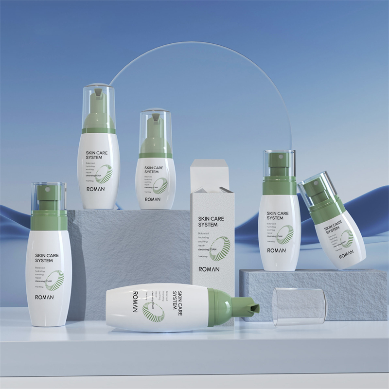 Sunscreen Spray 40ml 60ml 80ml Moisturizing Toner PET Empty White Body Fine Mist Spray Bottle For Skincare