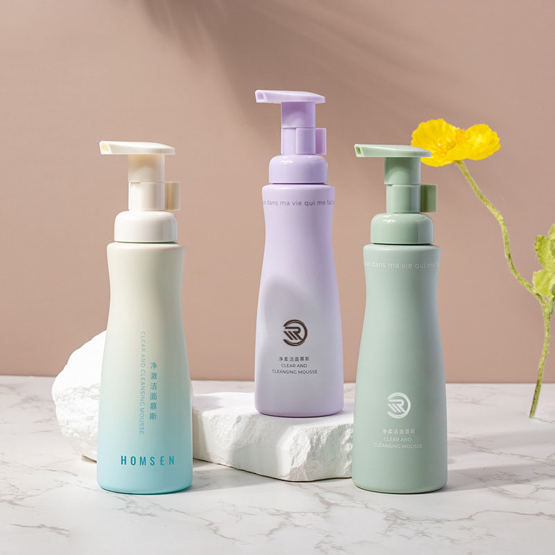 150ml 30 cổ chai bọt mousse PET dầu gội trẻ em sữa tắm ôm sát thiết kế chai chăm sóc cơ thể bao bì sữa rửa mặt