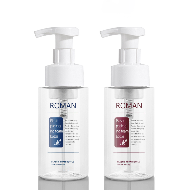 Chai bơm bọt rửa tay tròn dễ thương bằng nhựa 200ml 300ml 500ml Kích cỡ cho sữa rửa mặt Bao bì dầu gội Chai bơm bọt rửa tay tròn dễ thương bằng nhựa 200ml 300ml 500ml Kích cỡ cho sữa rửa mặt Bao bì dầu gội