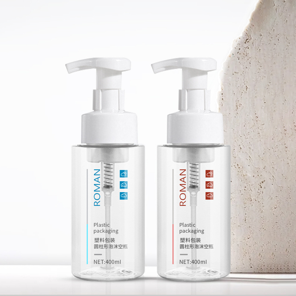 Chai bơm bọt rửa tay tròn dễ thương bằng nhựa 200ml 300ml 500ml Kích cỡ cho sữa rửa mặt Bao bì dầu gội Chai bơm bọt rửa tay tròn dễ thương bằng nhựa 200ml 300ml 500ml Kích cỡ cho sữa rửa mặt Bao bì dầu gội