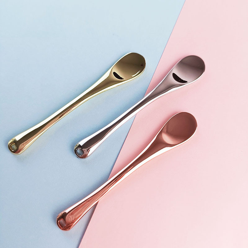 3 màu Có thể tái sử dụng Mini Kim loại Kẽm Hợp kim Kem dưỡng mắt Thìa trang điểm cho ứng dụng kem mắt 3 màu Có thể tái sử dụng Mini Kim loại Kẽm Hợp kim Kem dưỡng mắt Thìa trang điểm cho ứng dụng kem mắt