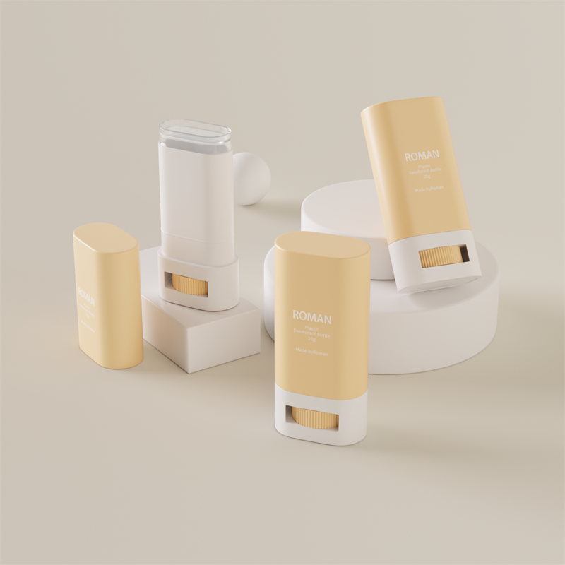 Chăm sóc da Chai nhựa khử mùi hình bầu dục rỗng Chăm sóc da Chai nhựa khử mùi hình bầu dục rỗng