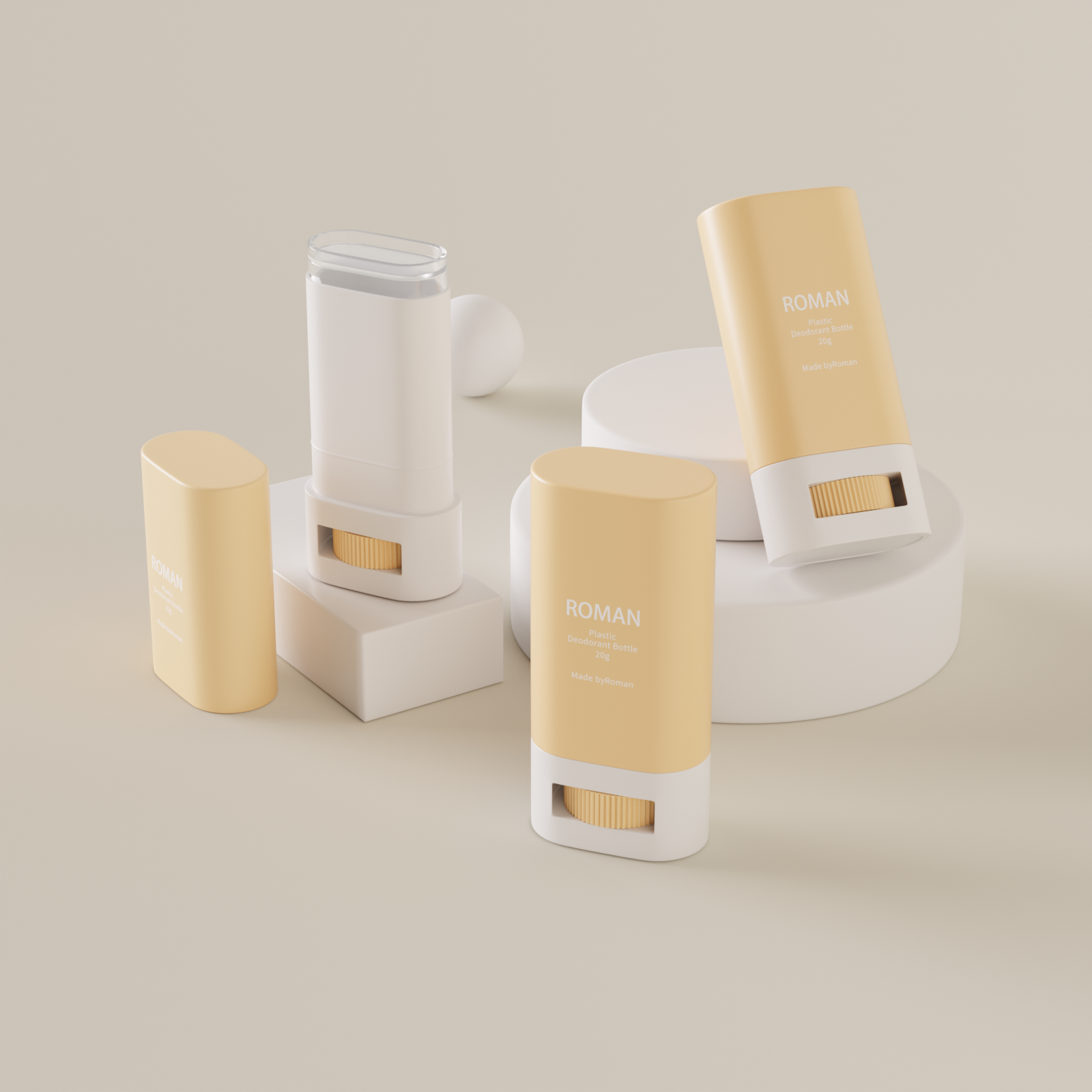 Hình thắt lưng Oem Odm Top Filling Bao bì Màu rỗng Hộp nhựa xoắn trong suốt Hộp đựng khử mùi rắn