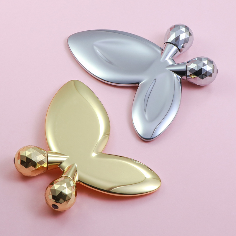 Con lăn massage mặt hình con bướm bằng hợp kim kẽm