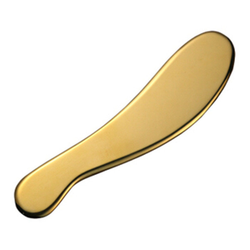 Bảng hợp kim kẽm Gua Sha có logo dập nổi và laser và các tùy chọn màu sắc