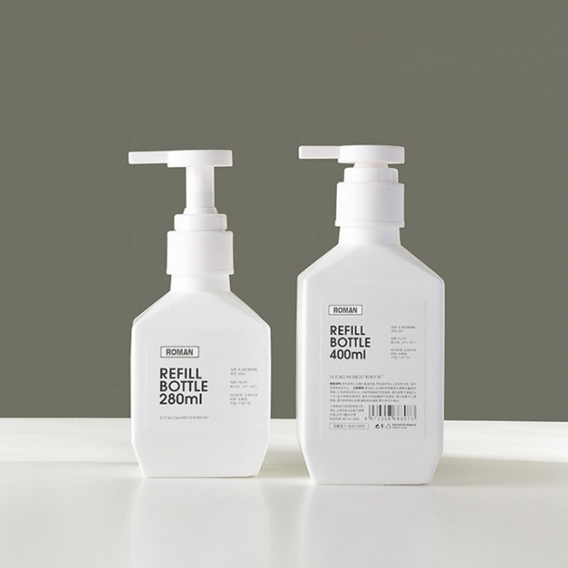 300ml 400ml 600ml Chai nhựa PE Chai dầu gội Sữa tắm toàn thân Chai sữa dưỡng thể cho mỹ phẩm Đóng gói 300ml 400ml 600ml Chai nhựa PE Chai dầu gội Sữa tắm toàn thân Chai sữa dưỡng thể cho mỹ phẩm Đóng gói