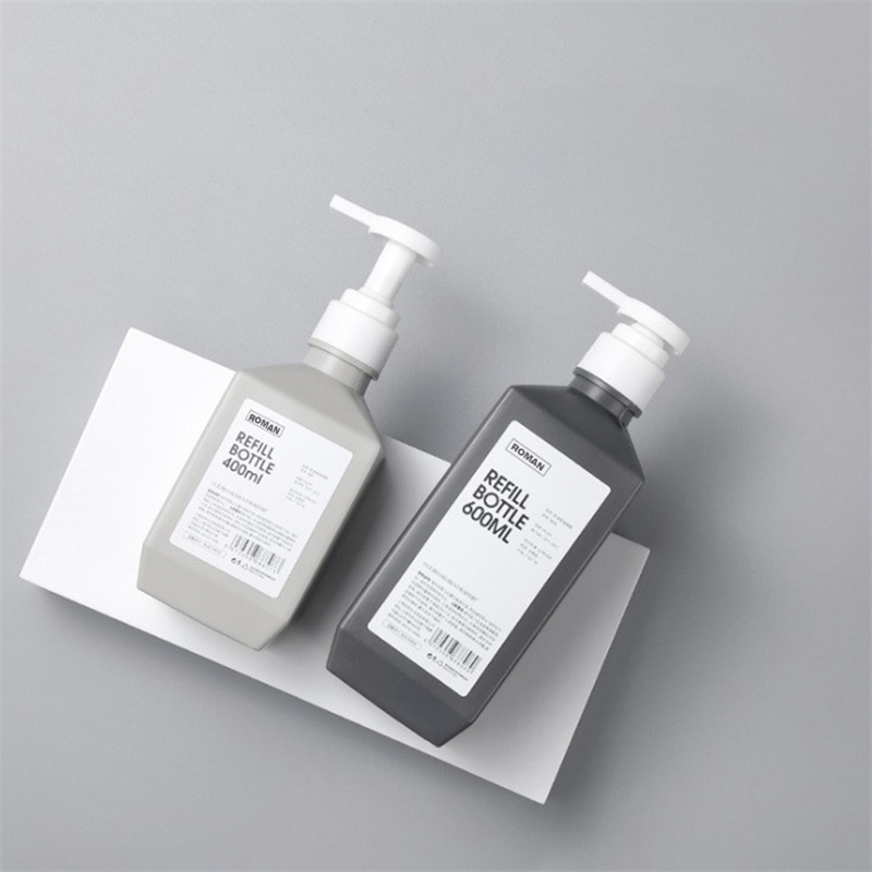 300ml 400ml 600ml Chai nhựa PE Chai dầu gội Sữa tắm toàn thân Chai sữa dưỡng thể cho mỹ phẩm Đóng gói 300ml 400ml 600ml Chai nhựa PE Chai dầu gội Sữa tắm toàn thân Chai sữa dưỡng thể cho mỹ phẩm Đóng gói