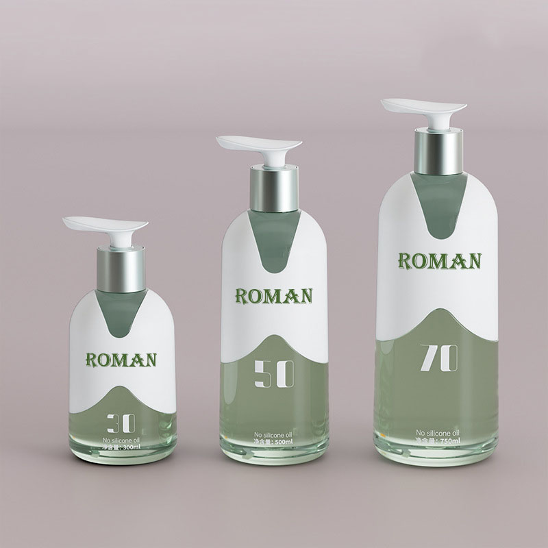 300ml 500ml 700ml Hộp đựng xà phòng rửa tay bằng nhựa PET Nước rửa tay Lotion Xà phòng bơm Chai đựng chất lỏng có thể đổ lại