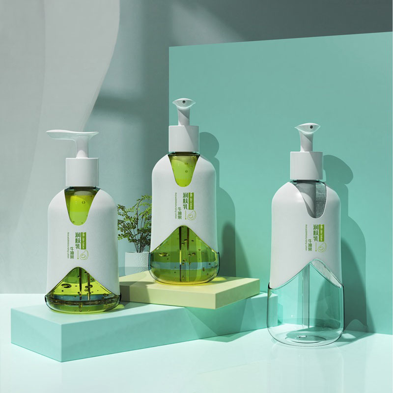 Bền Trống 300Ml 500Ml 700Ml Thân Nhựa Dưỡng Ẩm Nước Kem Dưỡng Da Hộp Đựng Dầu Gội Sữa Rửa Mặt Sữa Rửa Mặt Có Bơm