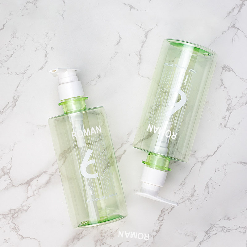 Nhựa xanh PET Chăm sóc da Mặt Sữa rửa mặt Dầu tẩy tế bào chết toàn thân Xịt dưỡng tóc Dầu gội và dầu xả Bộ chai bơm Nhựa xanh PET Chăm sóc da Mặt Sữa rửa mặt Dầu tẩy tế bào chết toàn thân Xịt dưỡng tóc Dầu gội và dầu xả Bộ chai bơm