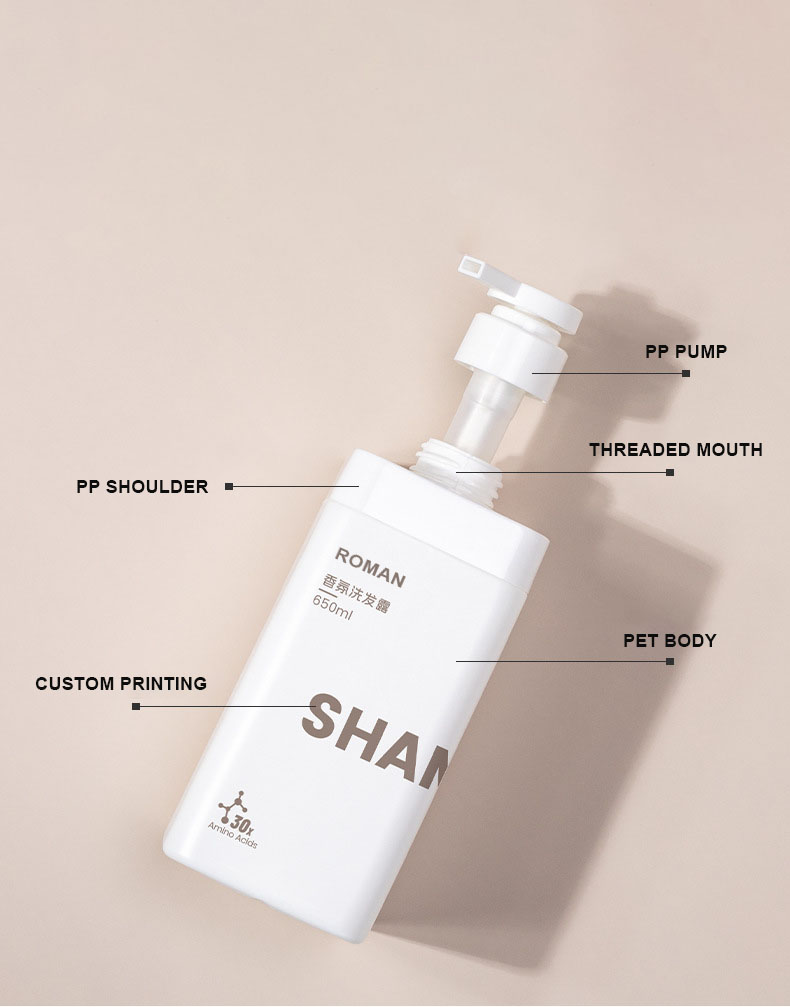 Thiết Kế Mới Logo Riêng Màu Trắng Mờ 650Ml Vuông Trống Nhựa HDPE Bột Giặt Chất Lỏng Chai 1L Cho Dầu Gội Sữa Tắm Thiết Kế Mới Logo Riêng Màu Trắng Mờ 650Ml Vuông Trống Nhựa HDPE Bột Giặt Chất Lỏng Chai 1L Cho Dầu Gội Sữa Tắm