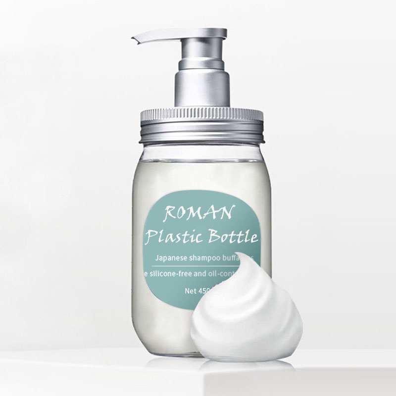 Chai nước hoa PET 450ml Nước hoa toàn thân Star Anise Lotion Chai Dầu gội axit amin Nhật Bản Gói dầu xả Chất liệu gói