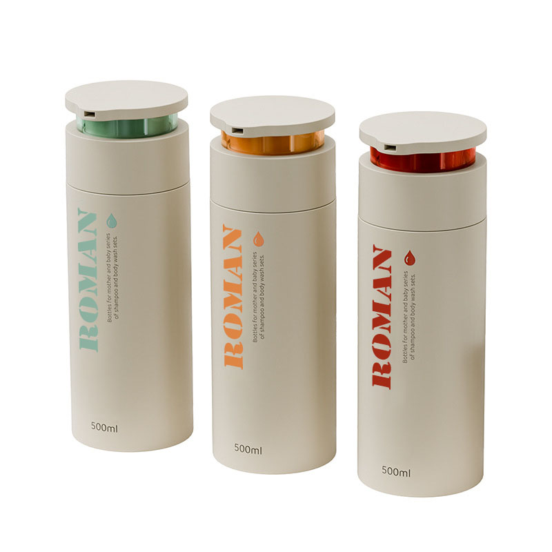 Chai kem chăm sóc da vai tròn phẳng 150ml 200ml 300ml 500ml Kem dưỡng da trẻ em Bao bì dầu gội và sữa tắm Chai kem dưỡng da tay Chai kem chăm sóc da vai tròn phẳng 150ml 200ml 300ml 500ml Kem dưỡng da trẻ em Bao bì dầu gội và sữa tắm Chai kem dưỡng da tay