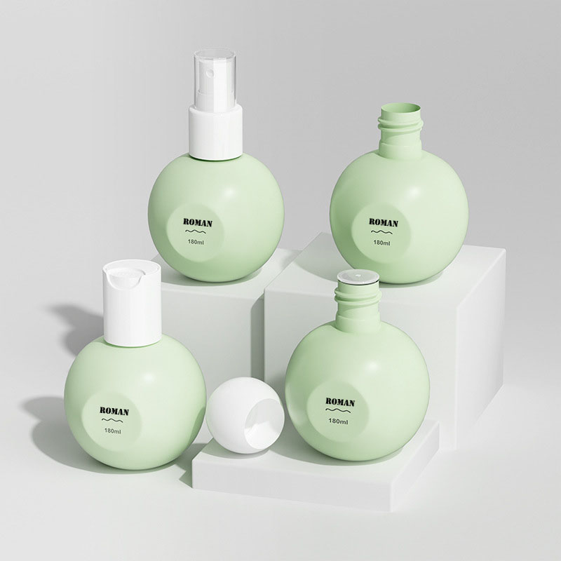 180Ml PE Hình Cầu Chai Rỗng Thiết Kế Mới Bơm Lại Nhựa Lotion Bơm Chai Kem Dầu Gội Nước Hoa Bao Bì Mỹ Phẩm