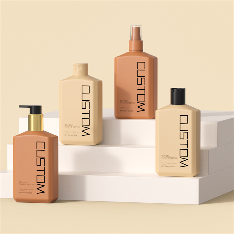 250Ml 10Oz Mờ Phẳng Xiên Vai Tay Body Bơm Chai Chăm Sóc Da Dầu Gội Cho Bé Sữa Tắm Bình