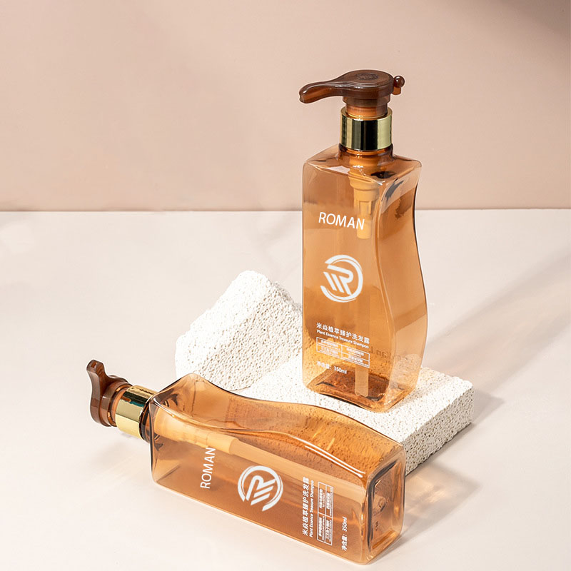 Đáng tin cậy 350ml 500ml Chai sữa dưỡng thể rỗng bằng nhựa màu hổ phách hình đường cong có bơm để dùng dầu gội chăm sóc tóc hoặc sử dụng kem dưỡng da mặt Đáng tin cậy 350ml 500ml Chai sữa dưỡng thể rỗng bằng nhựa màu hổ phách hình đường cong có bơm để dùng dầu gội chăm sóc tóc hoặc sử dụng kem dưỡng da mặt