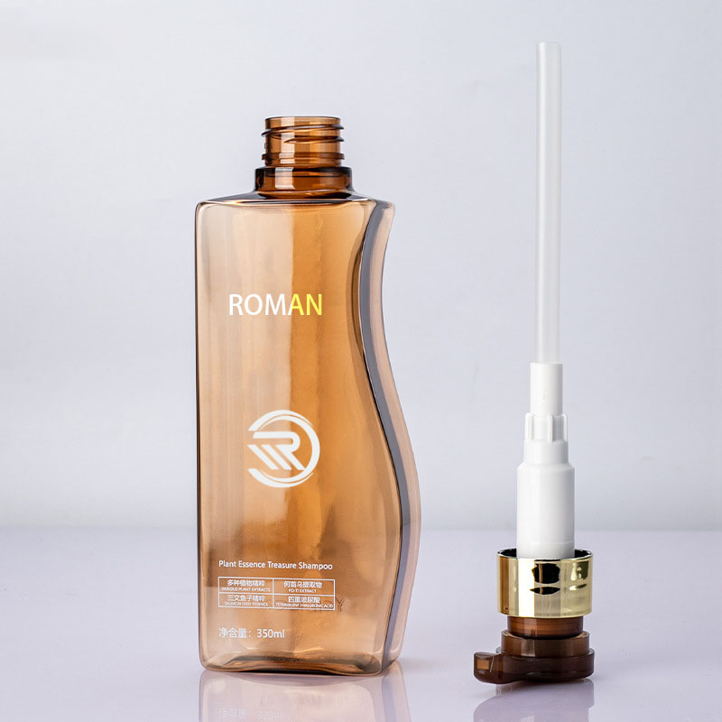 Đáng tin cậy 350ml 500ml Chai sữa dưỡng thể rỗng bằng nhựa màu hổ phách hình đường cong có bơm để dùng dầu gội chăm sóc tóc hoặc sử dụng kem dưỡng da mặt Đáng tin cậy 350ml 500ml Chai sữa dưỡng thể rỗng bằng nhựa màu hổ phách hình đường cong có bơm để dùng dầu gội chăm sóc tóc hoặc sử dụng kem dưỡng da mặt
