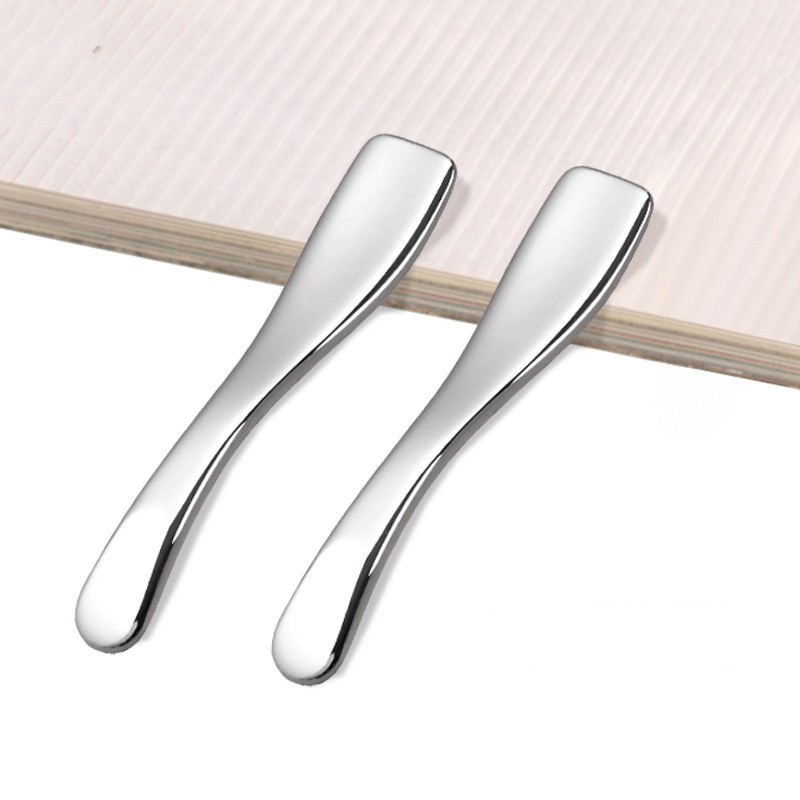 Thìa trang điểm làm đẹp Mini Mặt nạ nhỏ kem mắt Mặt nạ thìa mỹ phẩm kim loại vàng