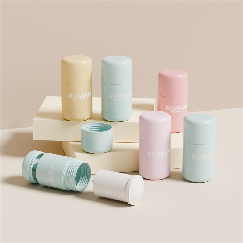 Chăm sóc da Hộp đựng thanh khử mùi bằng nhựa rỗng 30g 50g có chai đóng gói lại
